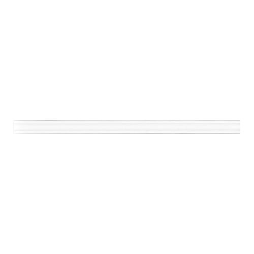 Coprilistello bianco in PVC - 297 mm I 100 PZ