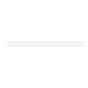 Coprilistello bianco in PVC - 297 mm I 100 PZ