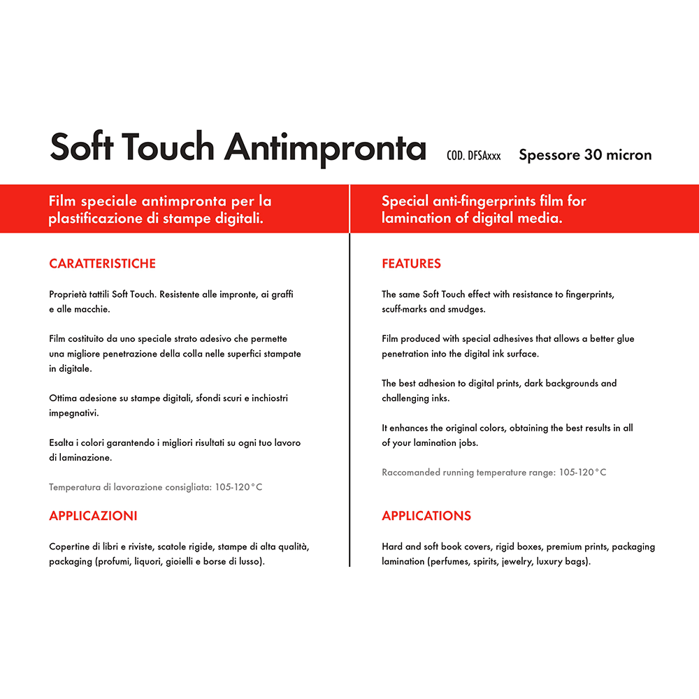Soft Touch Anti-impronta