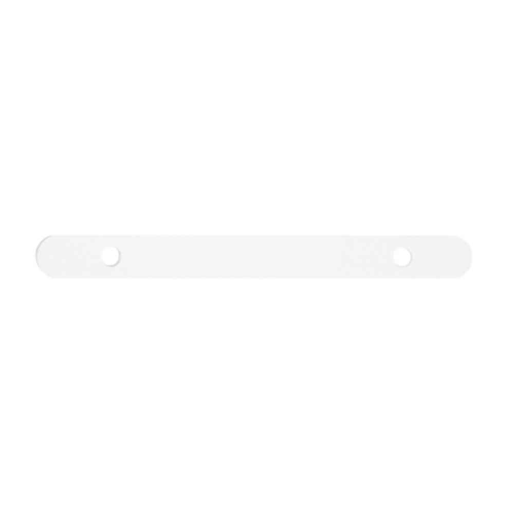 Pressino in PVC bianco - 120 mm I 100 PZ