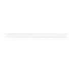 Coprilistello bianco in PVC - 297 mm I 100 PZ